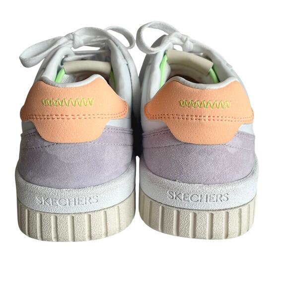 Skechers Court Classics "Jade" Sneakers Air Cooled Memory Foam Womens Size 8.5 - Picture 4 of 12